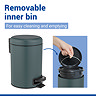 Wenko Leman 3L Pedal Bin - Dark Green