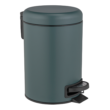 Wenko Leman 3L Pedal Bin - Dark Green