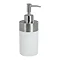 Wenko Creta Soap Dispenser - White - 19974100 Large Image