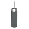 Wenko Creta Toilet Brush & Holder - Grey - 19979100 Large Image