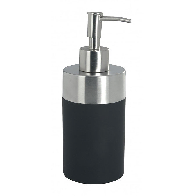 Wenko Creta Soap Dispenser - Black - 19977100 Large Image