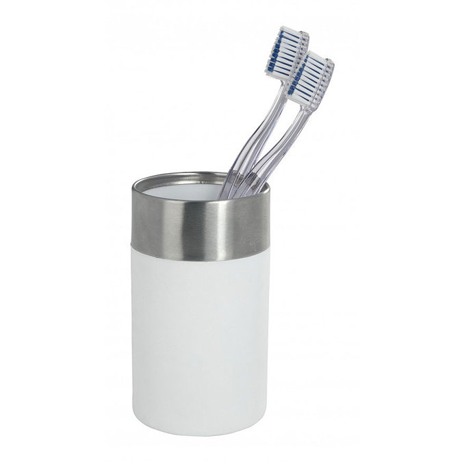 Wenko Creta Tumbler - White - 19970100 Large Image