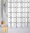 Wenko - Cube White Anti-Mold Polyester Shower Curtain - W1800 x H2000mm - 20536100 Large Image