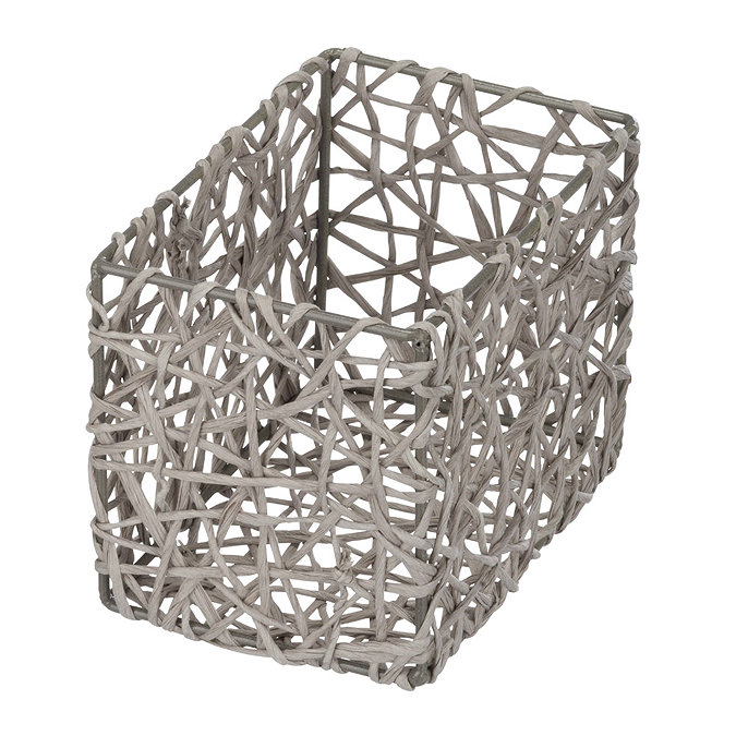 Wenko Curly Storage Basket - Taupe - 20371100 Feature Large Image