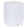 Wenko Davos 5 Litre Pedal Bin - White