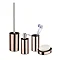 Wenko Detroit Bathroom Accessories Set - Copper Large Image