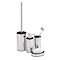 Wenko Detroit Bathroom Accessories Set - Stainless Steel Large Image