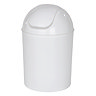Wenko Economic 6L Swing Cover Bin - White