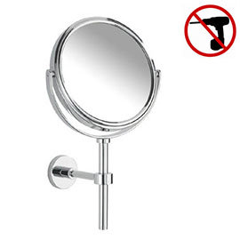 Wenko Elegance Power-Loc Handheld and Wall Mounted Cosmetic Mirror - 17817100 Medium Image