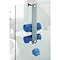 Wenko Era Power-Loc Towel Stacker - 22345100  In Bathroom Large Image