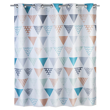 Wenko Ethno Flex Polyester Shower Curtain - W1800 x H2000mm  Profile Large Image