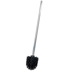 Wenko - Extra Long 60cm Stainless Steel Toilet Brush - Matt - 18749100 Large Image