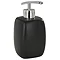 Wenko Faro Ceramic Soap Dispenser - Black - 20021100 Large Image