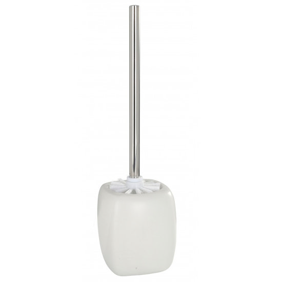 Wenko Faro Ceramic Toilet Brush & Holder - White - 20023100 Large Image