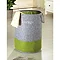 Wenko Felt Pop-up laundry Bin - Grey/Green - 3440203100 Profile Large Image