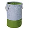 Wenko Felt Pop-up laundry Bin - Grey/Green - 3440203100 Large Image