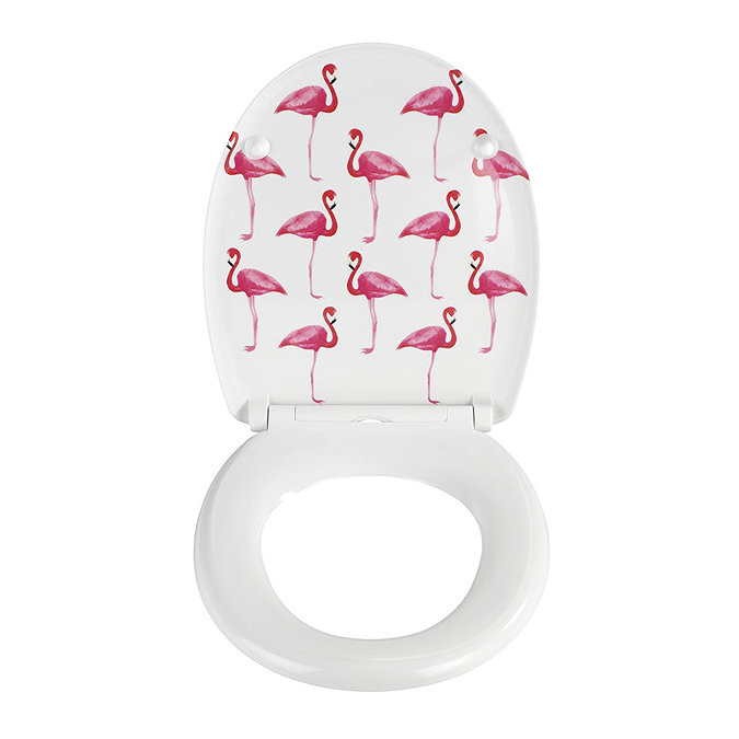 Wenko Flamingo Soft Close Toilet Seat - 22406100 Profile Large Image