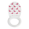 Wenko Flamingo Soft Close Toilet Seat - 22406100  Profile Large Image