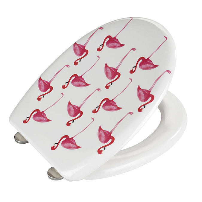 Wenko Flamingo Soft Close Toilet Seat - 22406100 Feature Large Image