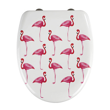 Wenko Flamingo Soft Close Toilet Seat - 22406100  Profile Large Image