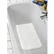 Wenko Florida Bath Mat - 90 x 36.5cm - White - 3010411100  Profile Large Image