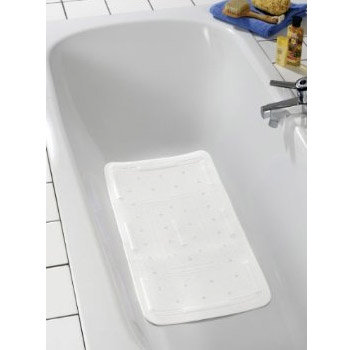 Wenko Florida Bath Mat - 70.5 x 36.5cm - White - 3010401100 Profile Large Image