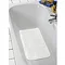 Wenko Florida Bath Mat - 70.5 x 36.5cm - White - 3010401100 Profile Large Image