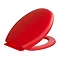 Wenko - Forano Thermoplastic Soft-Touch Coating Soft-Close Toilet Seat - Red - 20597100 Profile Large Image