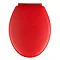 Wenko - Forano Thermoplastic Soft-Touch Coating Soft-Close Toilet Seat - Red - 20597100 Large Image