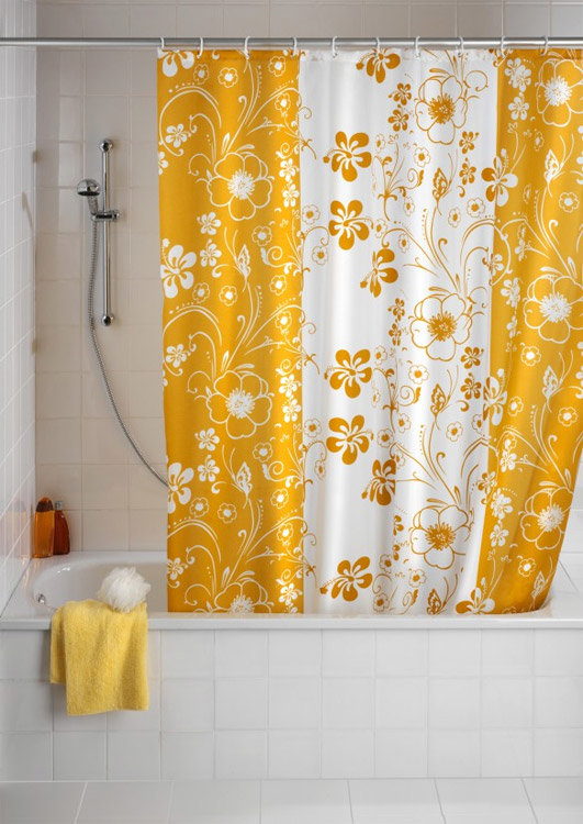 Wenko Garden Terra Polyester Shower Curtain - W1800 x H2000mm - 20059100 Large Image
