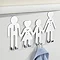 Wenko Happy Family Door Hook - Chrome - 15002100 Profile Large Image