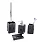 Wenko Houston Bathroom Accessories Set - Black Large Image