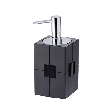 Wenko Houston Soap Dispenser - Black - 21707100 Profile Large Image