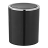 Wenko Inca 2 Litre Swing Cover Bin - Black
