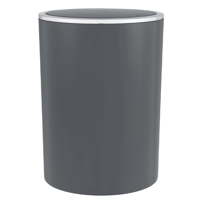 Wenko Inca 5 Litre Swing Cover Bin - Anthracite