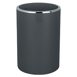Wenko Inca 5 Litre Swing Cover Bin - Anthracite