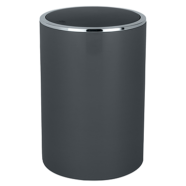 Wenko Inca 5 Litre Swing Cover Bin - Anthracite