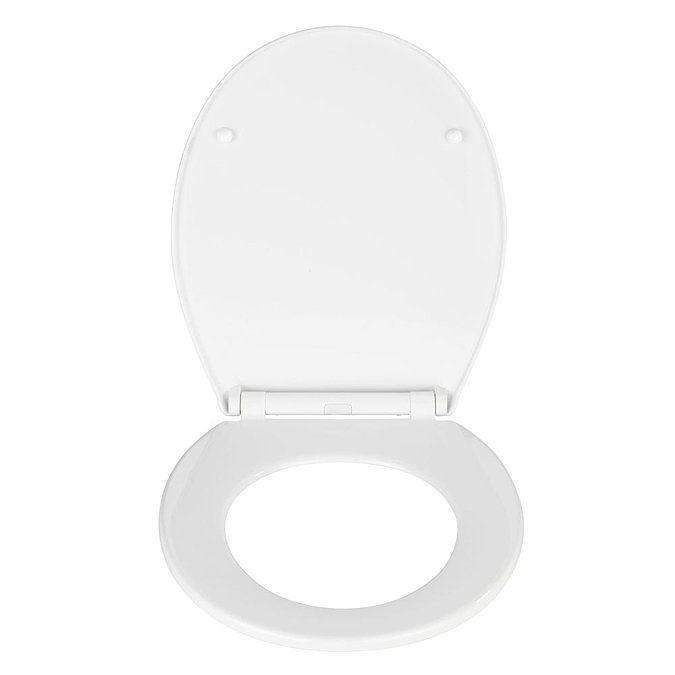 Wenko Kos Soft Close Toilet Seat - White Profile Large Image