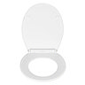 Wenko Kos Soft Close Toilet Seat - White Profile Large Image
