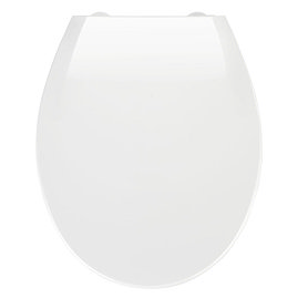 Wenko Kos Soft Close Toilet Seat - White Large Image