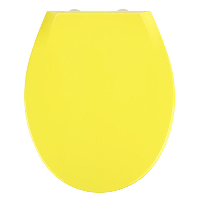 Wenko Kos Soft Close Toilet Seat - Yellow Large Image
