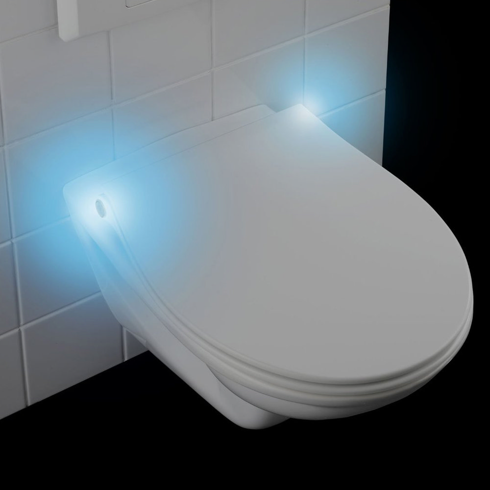 Wenko LED Night Light Soft-Close Toilet Seat - 21902100 Large Image