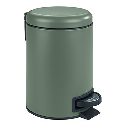 Wenko Leman 3L Pedal Bin - Matt Green