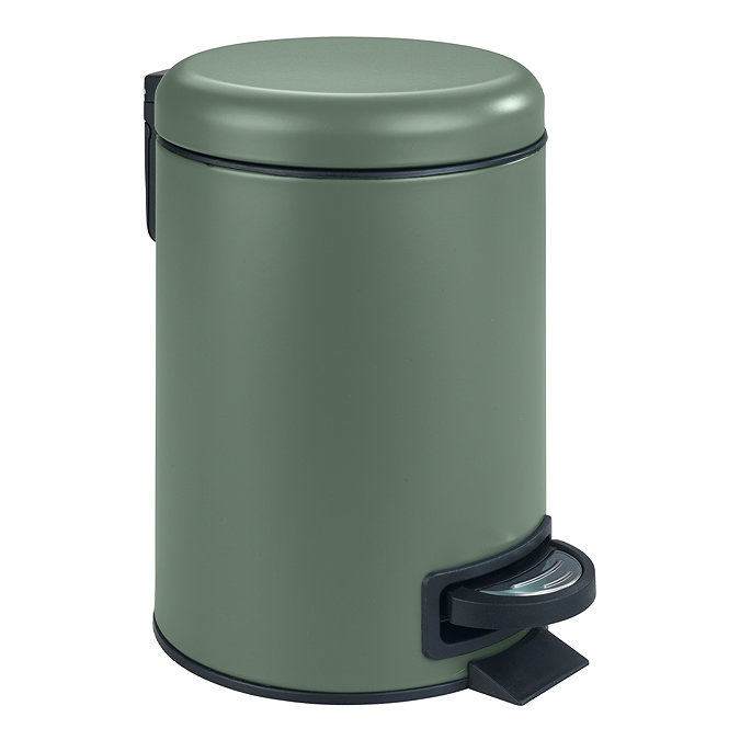 Wenko Leman 3L Pedal Bin - Matt Green