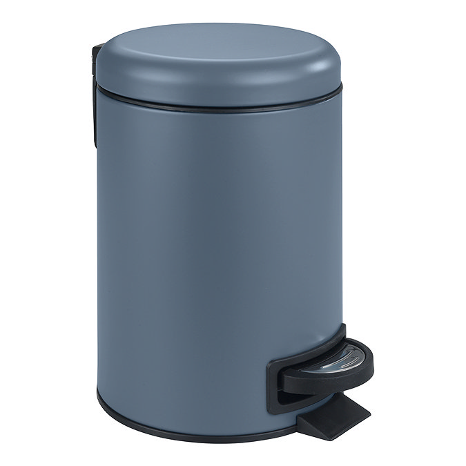Wenko Leman 3L Pedal Bin - Slate Blue