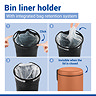 Wenko Leman 3L Pedal Bin - Terracotta