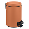 Wenko Leman 3L Pedal Bin - Terracotta