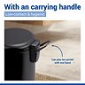 Wenko Leman 3 Litre Easy-Close Pedal Bin