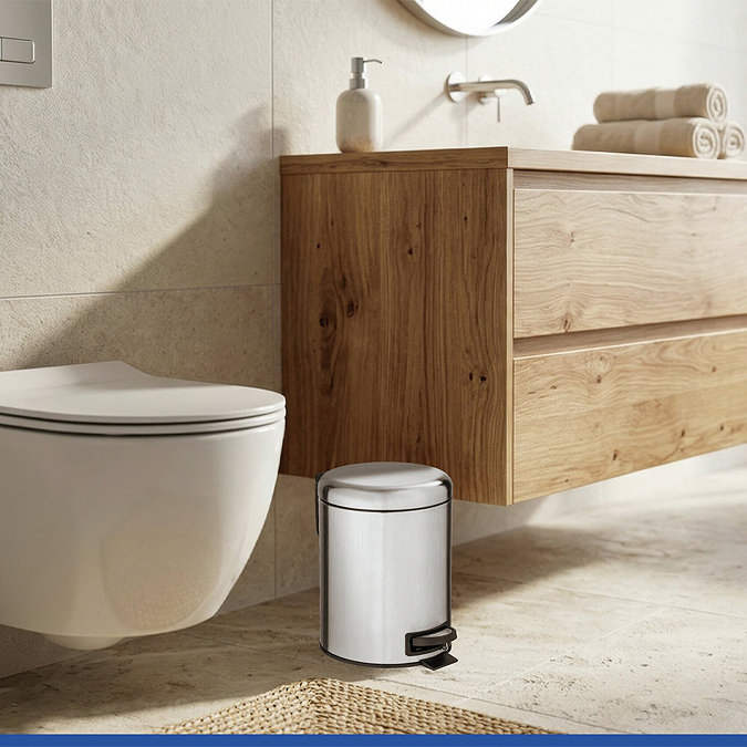 Wenko Leman 3 Litre Pedal Bin