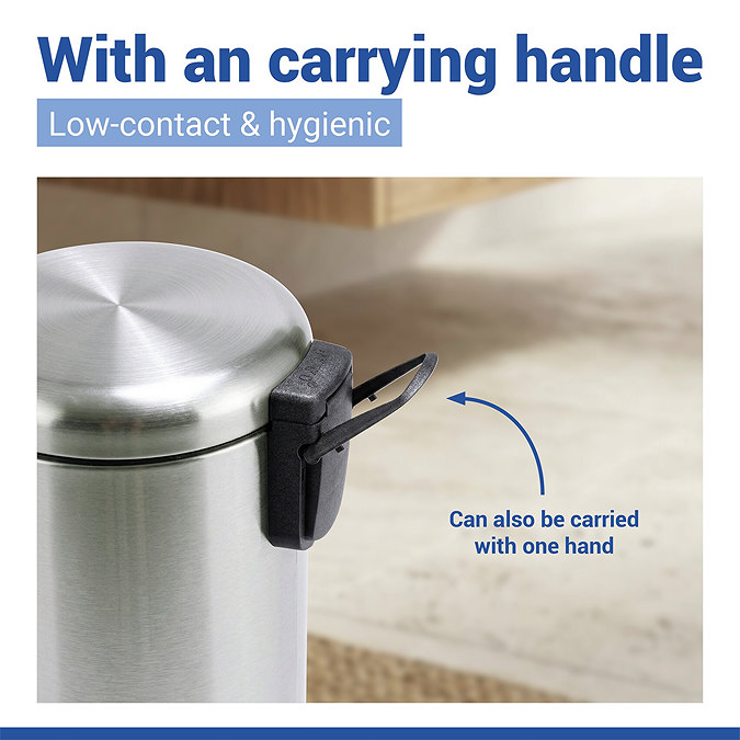 Wenko Leman 3 Litre Pedal Bin